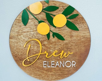 The DREW Nursery Sign | 3D Premium Custom Name Sign | FREE Design Proof and Shipping | SAFE Hanging Hardware