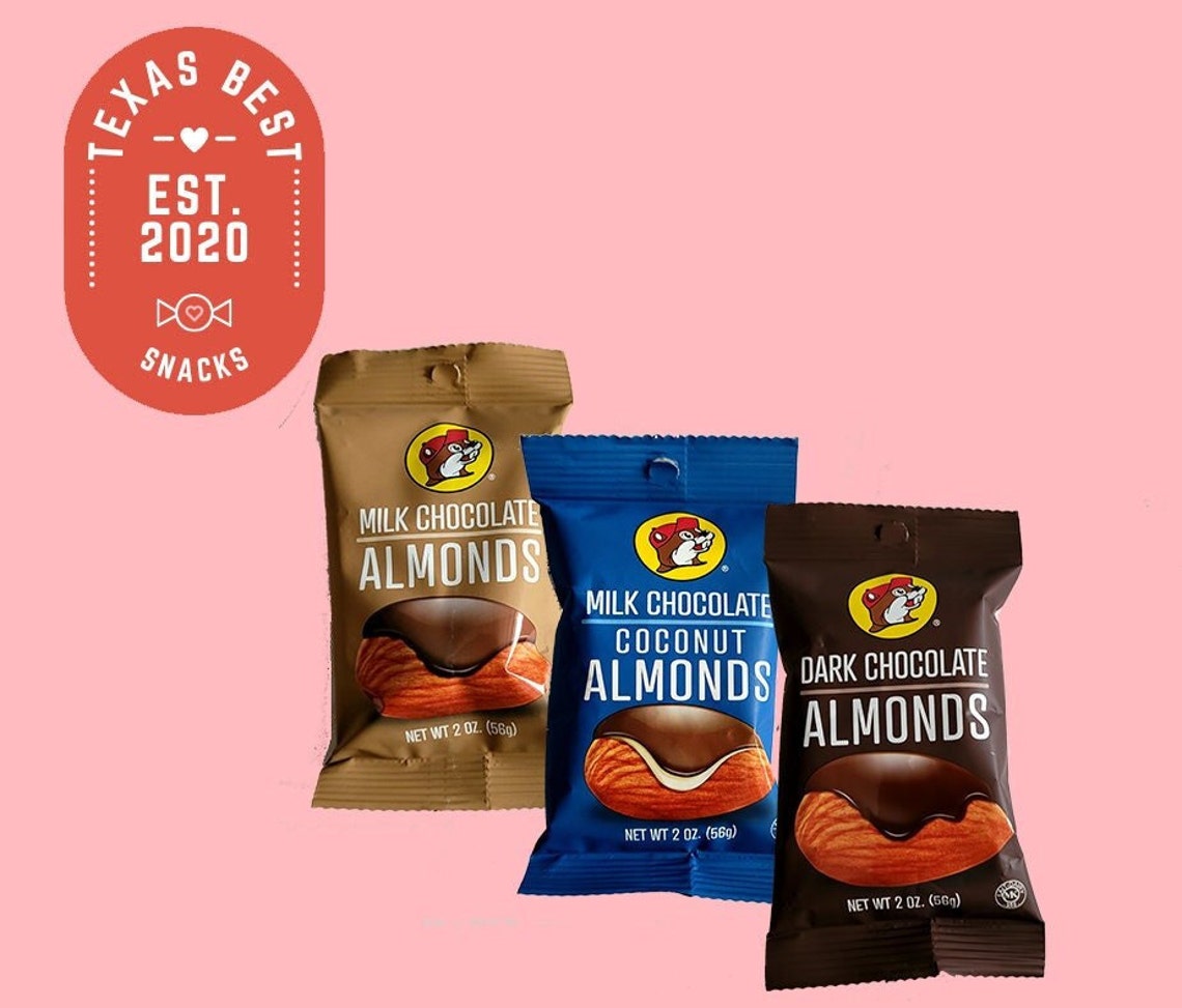 Bucee's Dark Chocolate, Milk Chocolate, Milk Chocolate Coconut Covered