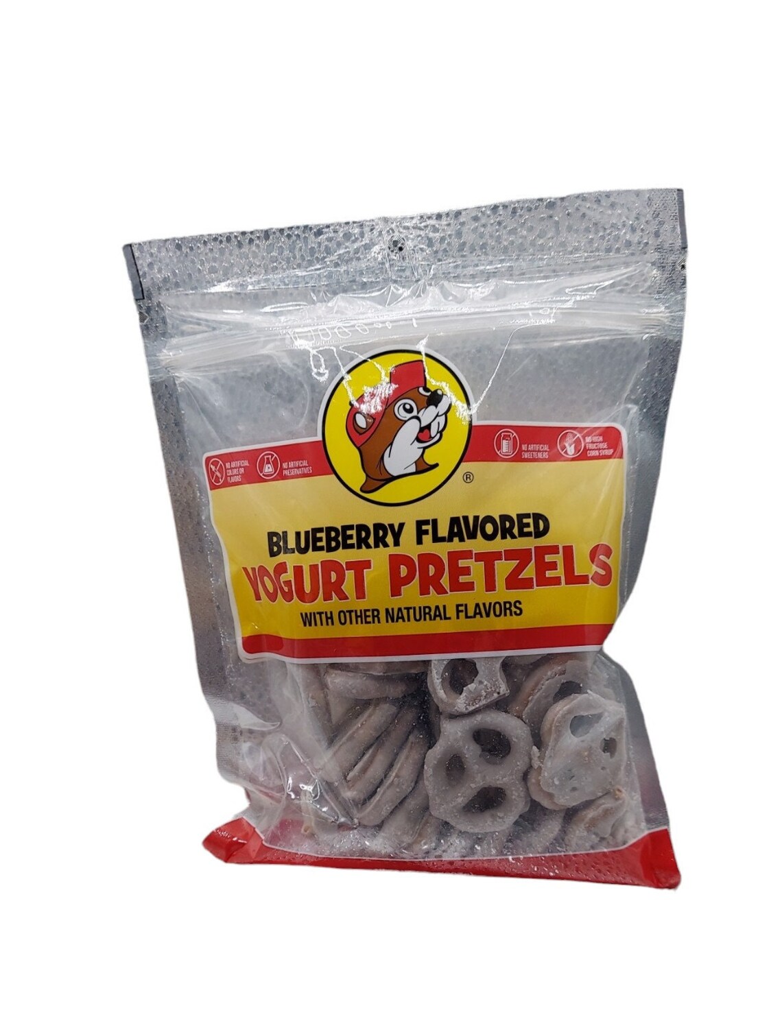 Bucee's Yogurt Covered Pretzels 3 8oz Bags, Blueberry, Cinnamon