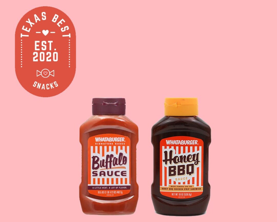 Whataburger Condiments BBQ Sauce Buffalo Sauce Texas' Etsy