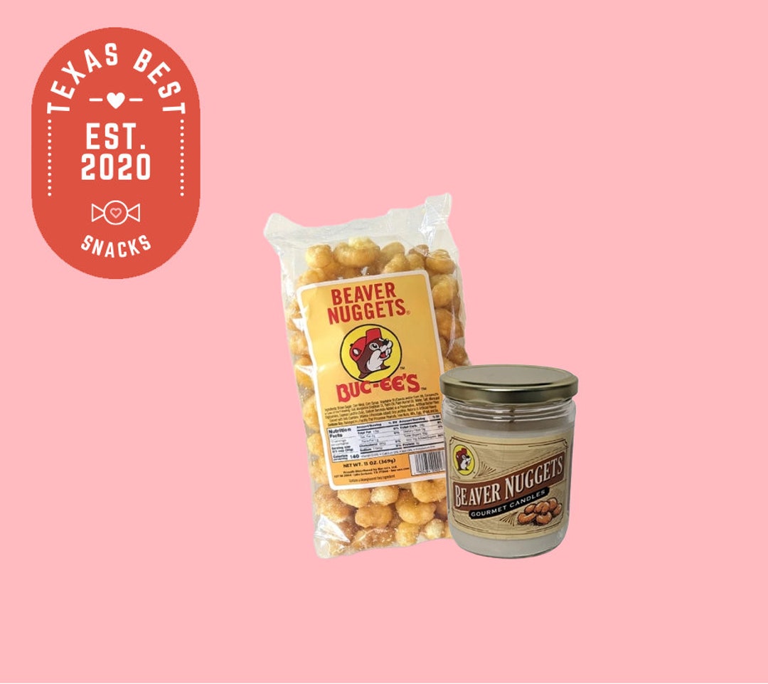 Bucee's Beaver Nuggets and 1 12.5 Oz Beaver Nugget Scented Candle,for