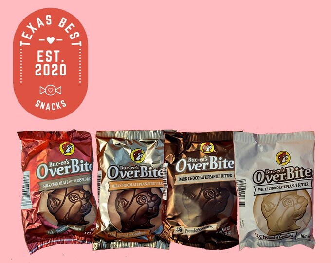 Buc-ee's OverBite, chocolate con leche con arroz crujiente, chocolate ...