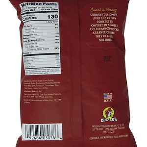 Buc-ee's Beaver Nuggets Cinnamon Sweet Flavored Snack Puffs, Texas