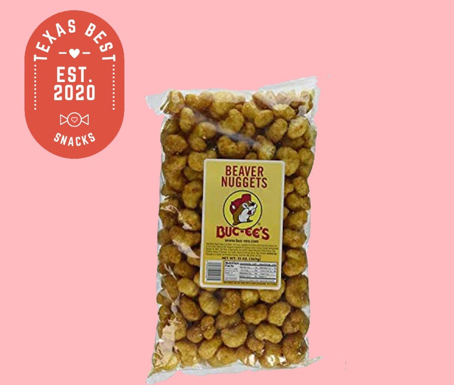 Bucee's Famous Beaver Nuggets Sweet Corn Puff Snacks, 13 Ounces Bag