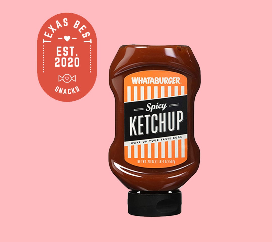 Whataburger Condiments pack of 1 spicy Ketchup 20oz Etsy