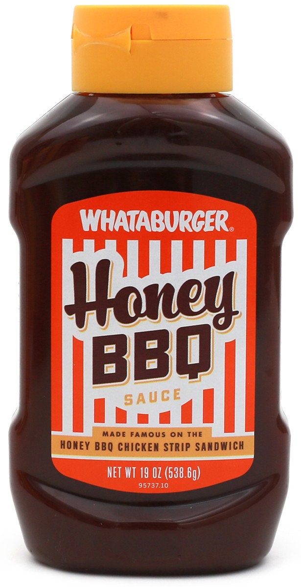 Whataburger Condiments, BBQ Sauce, Buffalo Sauce, Texas' Sauces pack of
