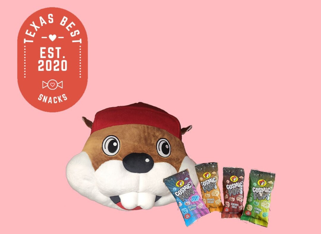 Bucee's Gift Set, Includes Large Bucee's Stuffed Pillow, Cosmic POPS