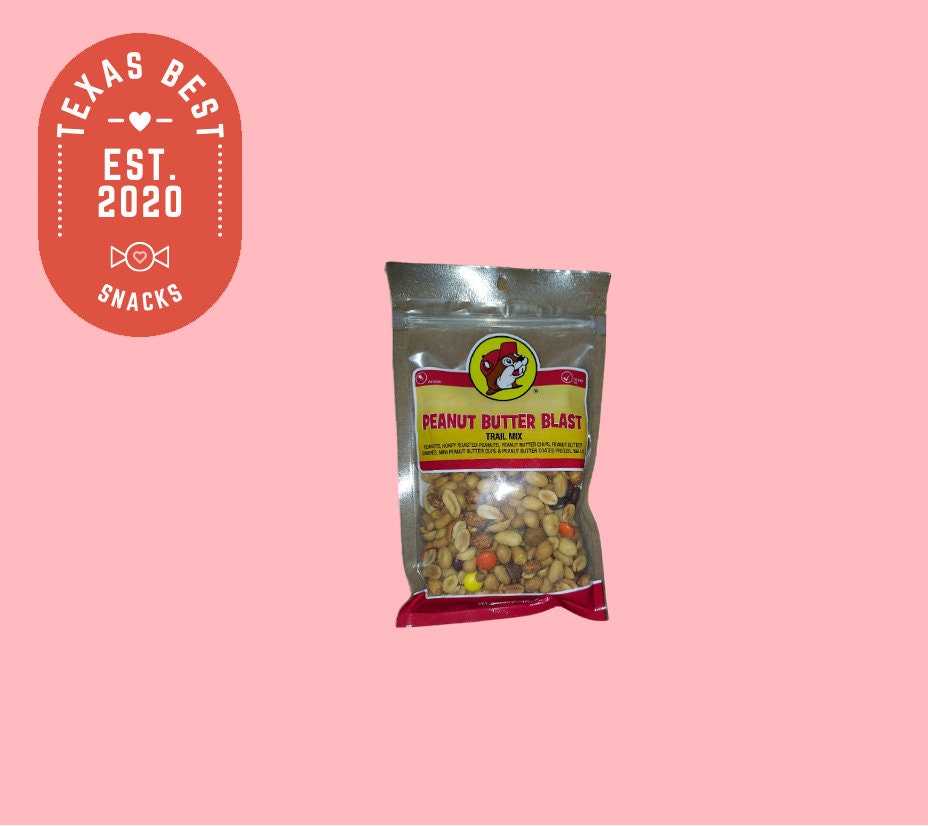 Bucee's Peanut Butter Blast Trail Mix, 8 Ounces Resealable Bag, Texas
