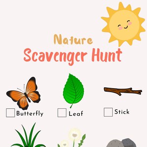 Scavenger hunt for little ones!
