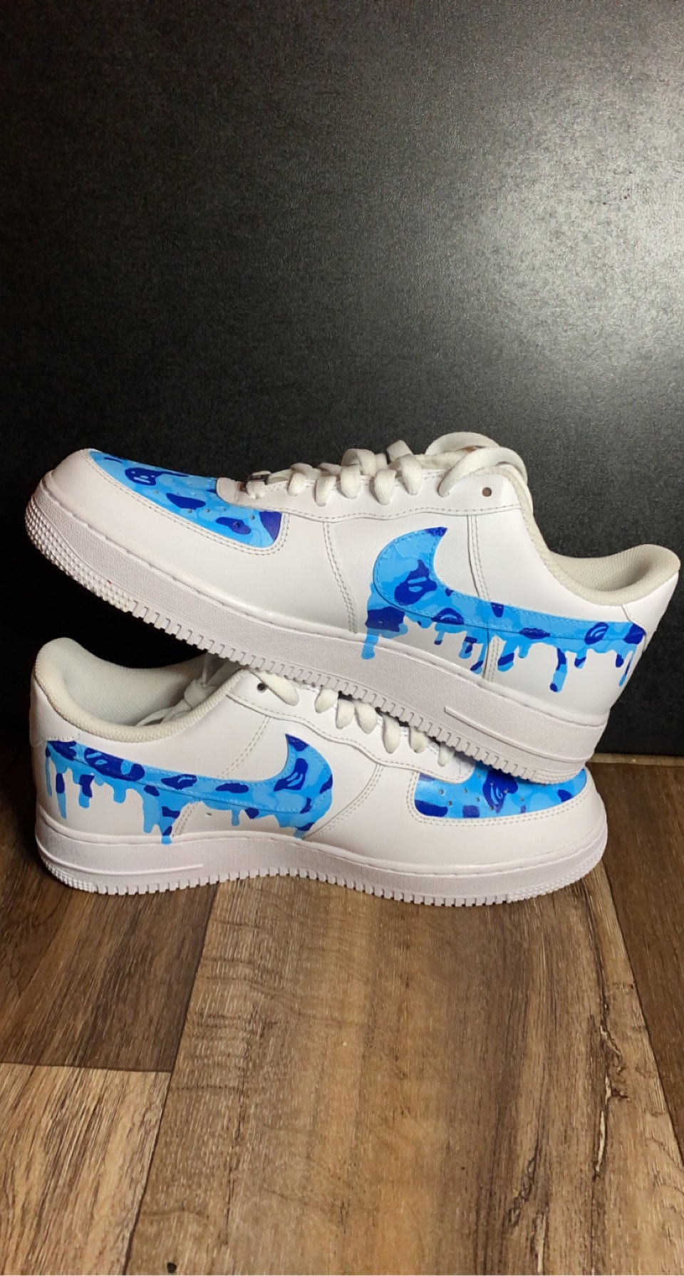Bape Custom Shoes Painted With Vinyl Stencils  Custom shoes, Painted shoes,  Painted sneakers