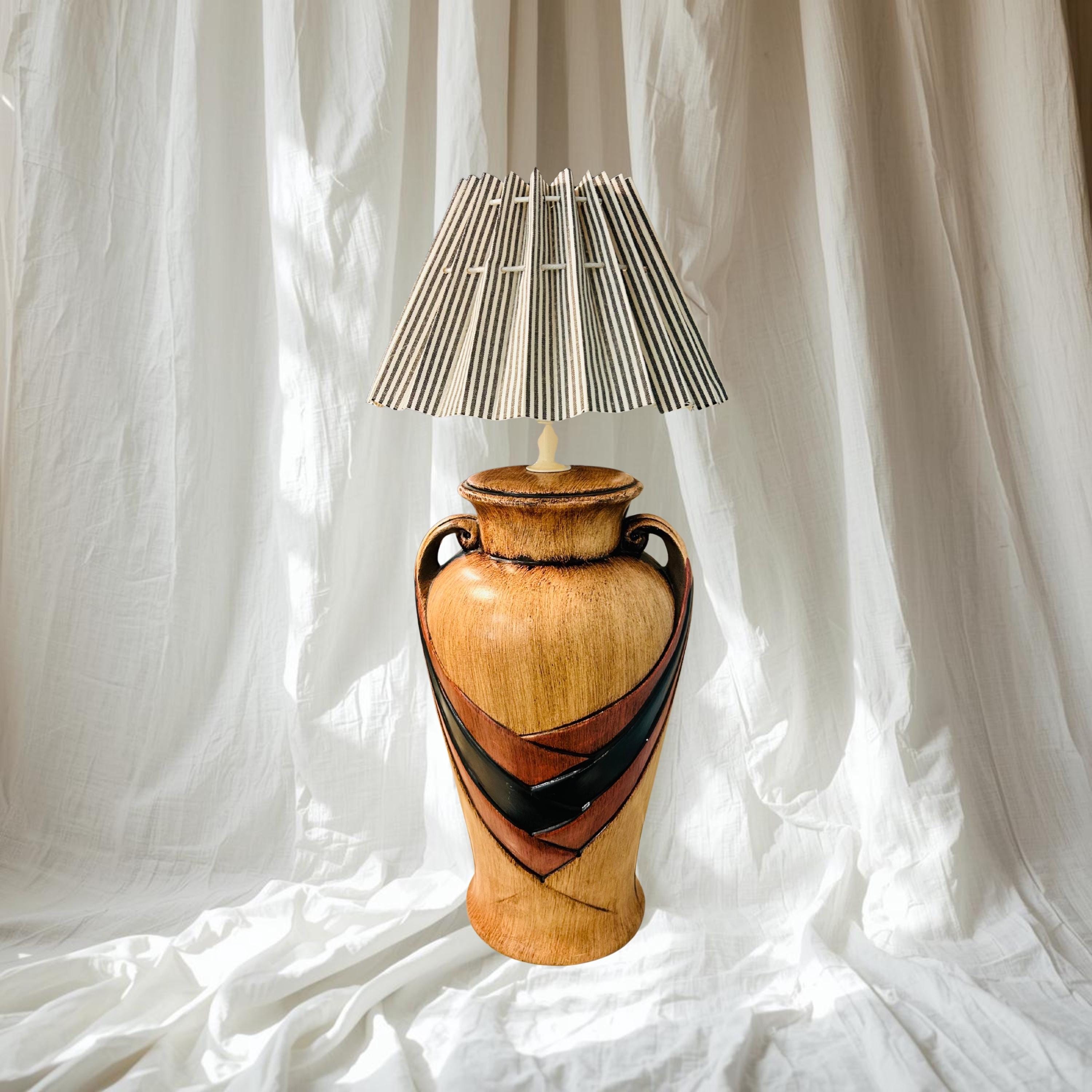 1960s pottery lamp base, - Etsy 日本