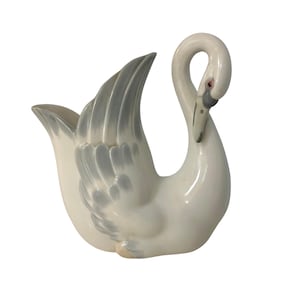 Lladro Swan Vase - Etsy
