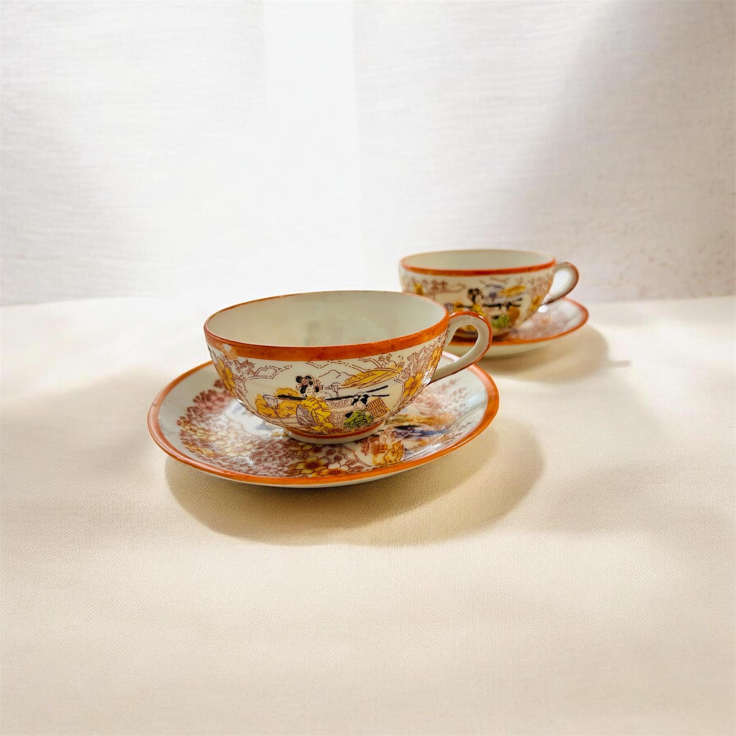 Japanese antique tea set porcelain - Etsy 日本