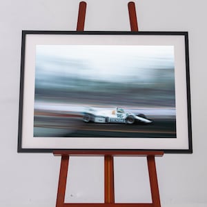 Vintage F1 Car Print: Formula 1 Racing, Framed Motorsport Poster