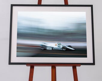 Vintage F1 Car Print: Formula 1 Racing, Framed Motorsport Poster