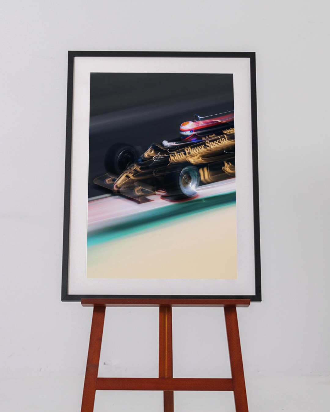 Number One Racing Print Framed Formula 1 Racing Print: Vintage Grand Prix Car Artwork - Etsy