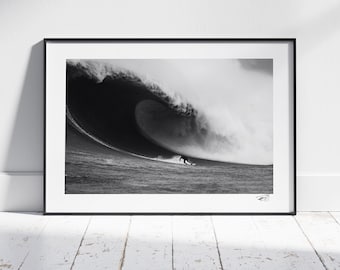 Mavericks by Tanner Olthoff - Ocean, Wave, Surfing Print