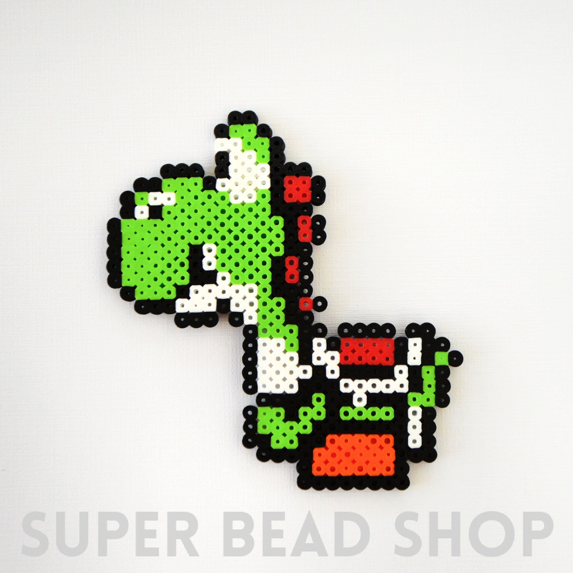 Super Mario Yoshi Perler Pixel Art