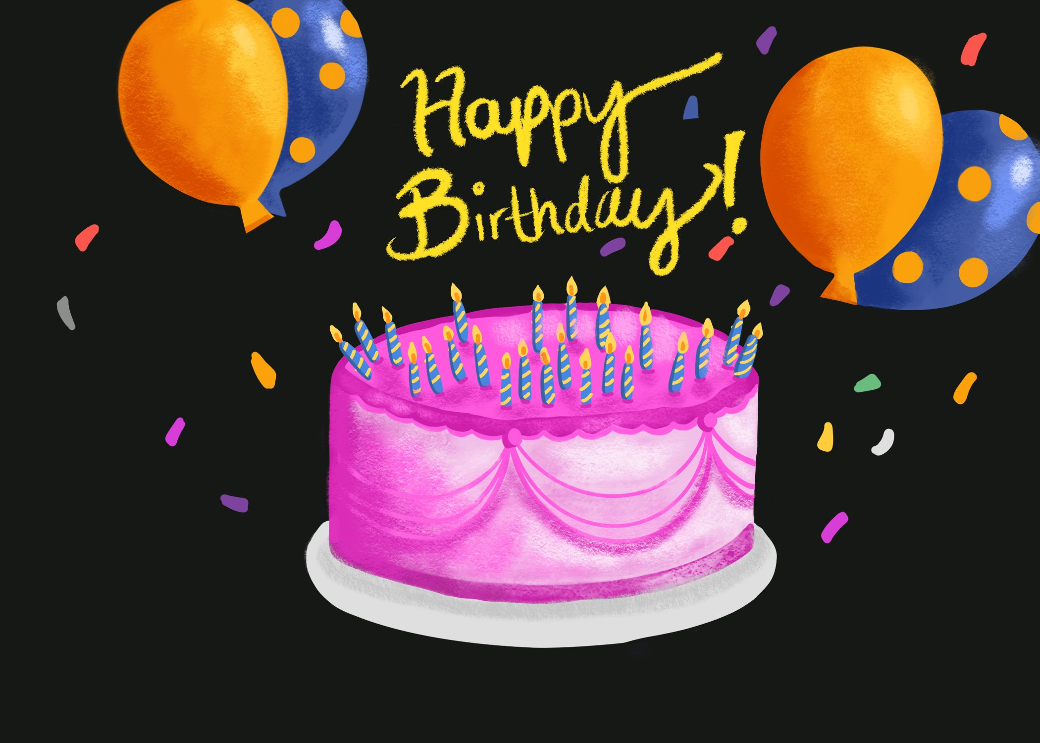 Happy Birthday Card - Etsy