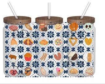 Talavera Mexicana Pan Dulce Shirt PNG, UvDFT DTF Print (Digital Download)