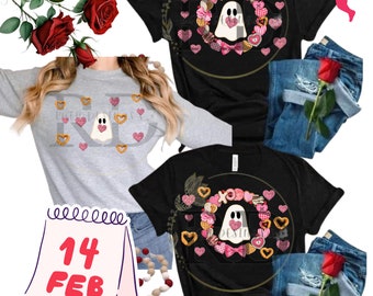 Ghosts & Conchas Valentines Bundle  PNG for Print,Sublimation,Dtf, Uvdft