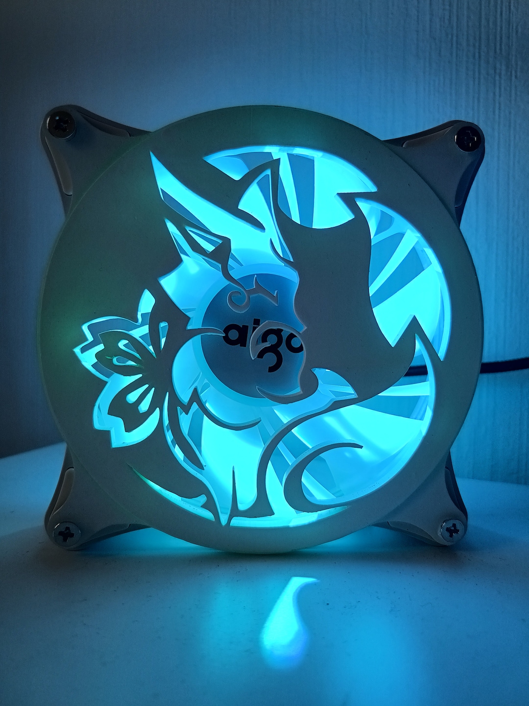 Genshin Yae Miko Computer Fan Shroud Custom Fan Cover Fox 3D Etsy