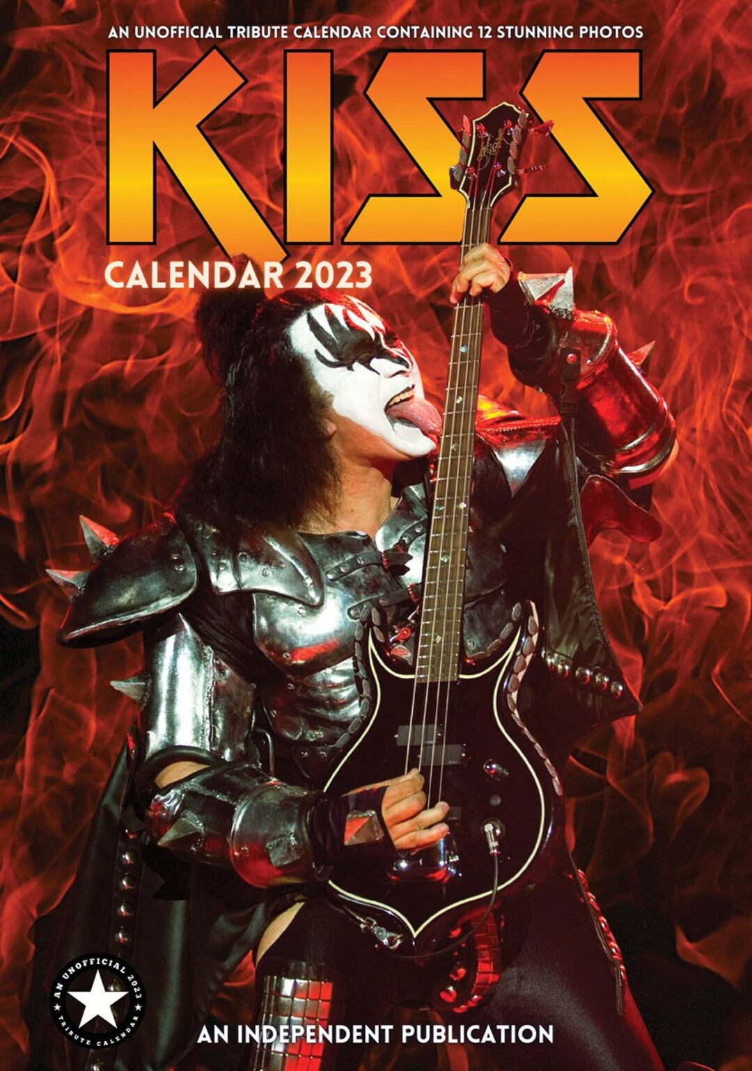 Kiss Calendar 2023 42 X 29 X 0.6 Cm by Calldream Etsy New Zealand