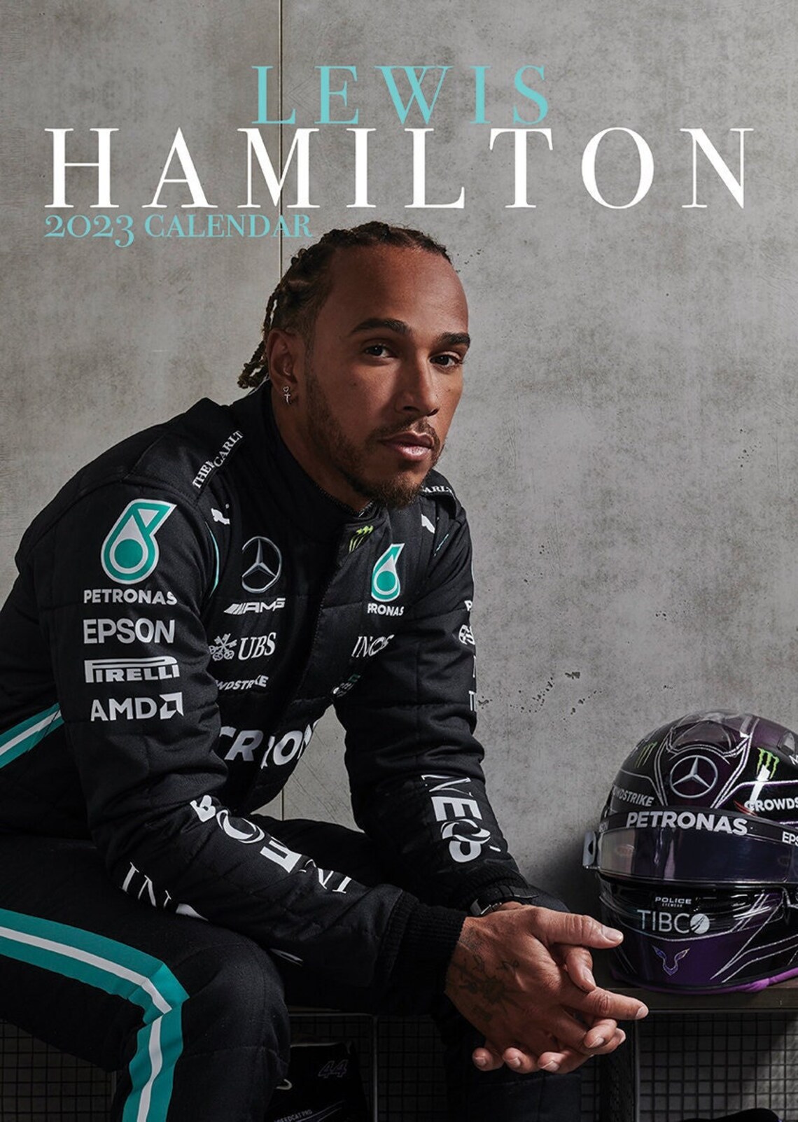 Lewis Hamilton Calendar 2023 42 X 29 X 0.6 Cm Etsy