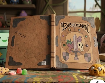 Adventure Time Enchiridion Magic Book Hardcover Journal: Cartoon Network Notebook
