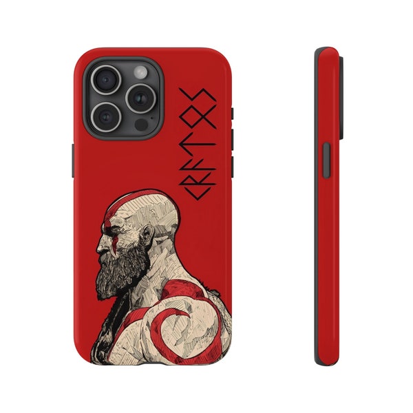Custom God of war Kratos gift for gamer Phone Case/video games case/personalized design/game phone case/gow cases/gift for game lover couple