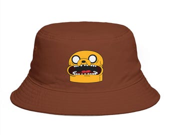 Adventure Time Jake der Hund Eimer Hut: Cartoon Lustiges Gesicht Alberne Kappe