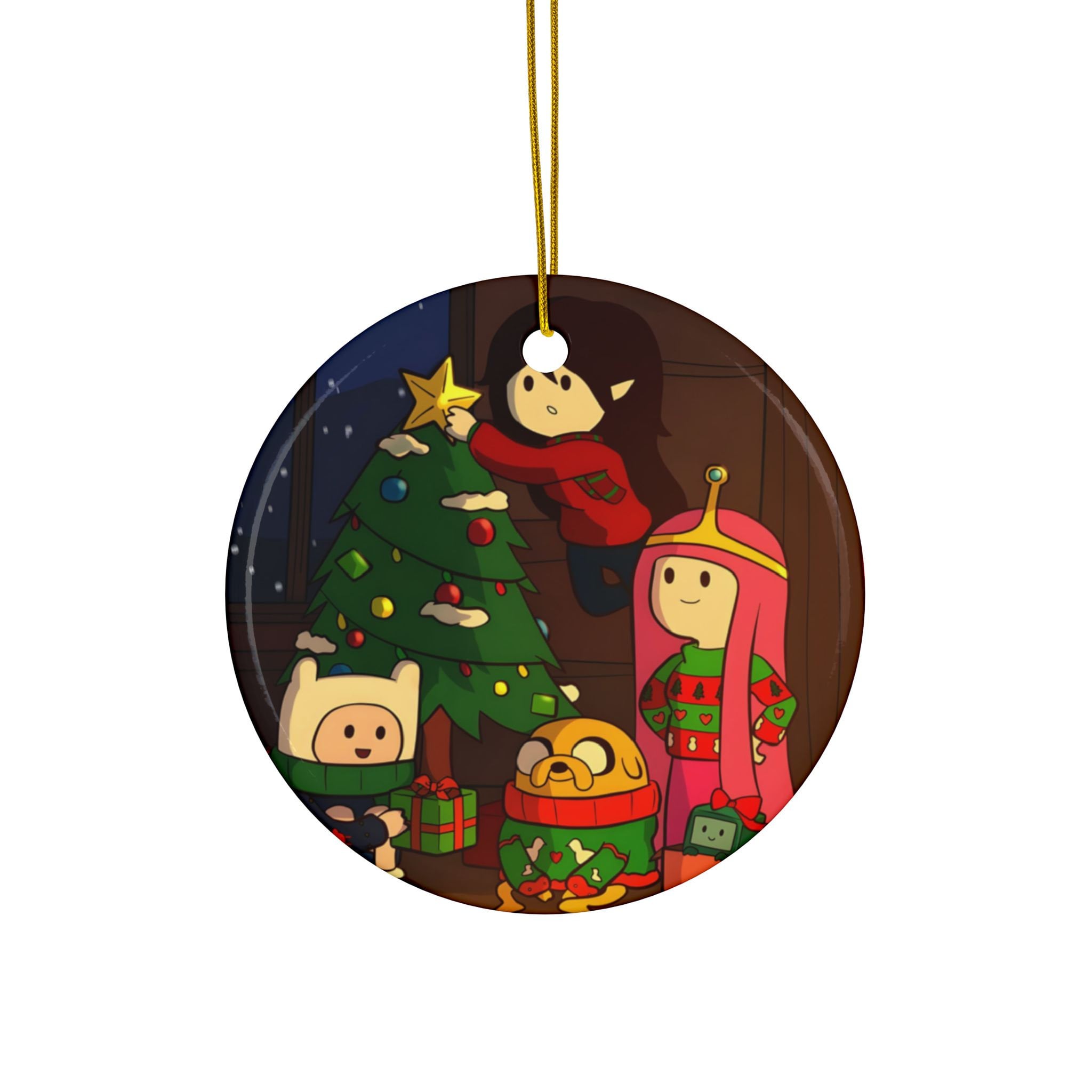 Adventure Time Cute Christmas Ceramic Ornaments (1pcs, 5pcs, 10pcs, 20pcs),  Cartoon Network Lover Gifts, Custom Design Itemsi Finn Jake Bmo - Etsy