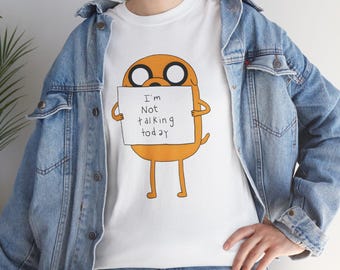 Camiseta de Jake con humor sarcástico de Hora de Aventura: Regalo para amantes de los dibujos animados