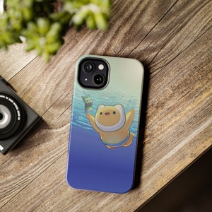 Adventure Time x Nirvana Finn Phone Case, Unique Cartoon and Music Mashup, Durable Case for Music and Animation Fans, Customizable Gifts