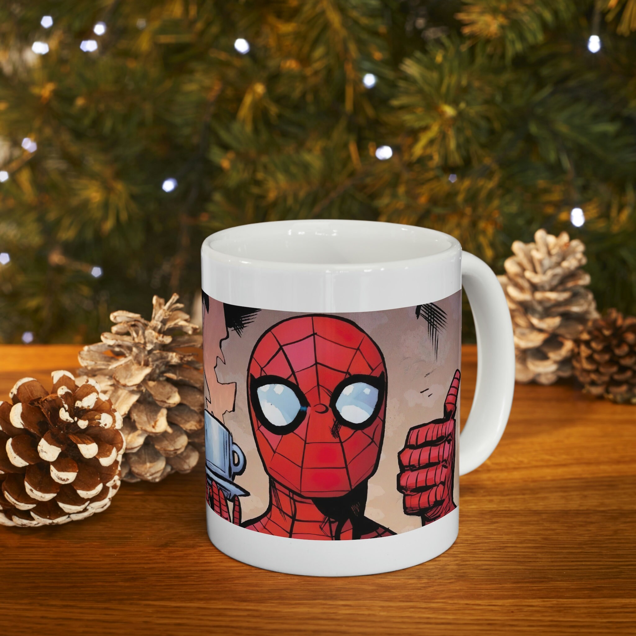 Spiderman Miles Morales 3D Sculpted Ceramic Mug