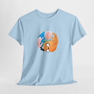 Adventure Time Finn and Jake T-Shirt - Custom Cartoon Network Tee for Fans, Perfect Gift for Design Lovers, Cute Personalized Apparel