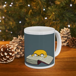 Taza de cerámica de 11 oz y 15 oz de Finn y Jake de Adventure Time: taza de estudio de alta resolución, regalo de dibujos animados personalizado perfecto, amantes de Cartoon Network