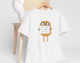 Adventure Time Jake T-Shirt: Funny Cartoon Tee