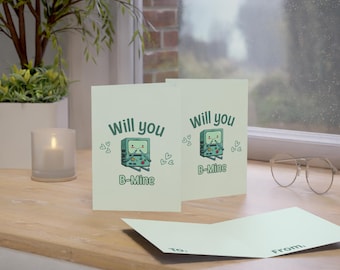 BMO Valentine's Day Card | Adventure Time Greeting Card