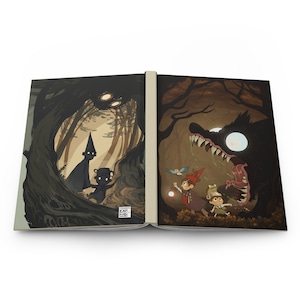 Journal personnalisé sur le mur du jardin - Design Network Cartoon personnalisé finition mate, cahier d'école idéal, cadeau parfait pour les fans d'animation