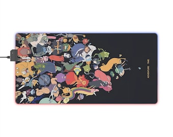 Adventure Time LED Gaming Mouse Pad: Cartoon Network Desk Mat