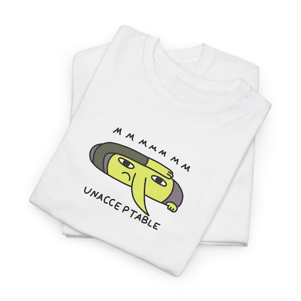 Adventure Time Lemongrab Tee, The Earl of Lemongrab Funny UNACCEPTABLE Design T-shirt Gifts