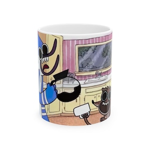 Mok Regular Show: Mordecai & Rigby cartoon fan cadeau