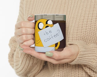 Adventure Time Jake the Dog Mug: Cartoon Coffee Cup