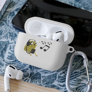 Étui pour AirPods Jake le chien Adventure Time - dessin animé personnalisé, joli cadeau personnalisé pour les amateurs de musique, produits dérivés mignons pour les fans de Cartoon Network