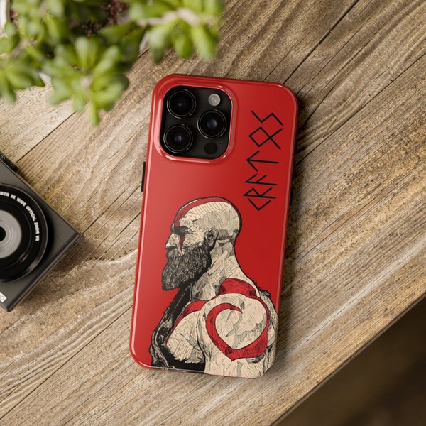 God of war Kratos Phone Case/gift for gamer/video games case/personalized design/game phone case/gow cases/gift for game lover/custom design