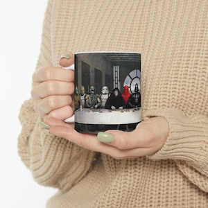 Leonardo da Vinci&#39;s The Last Supper Parody Cup Star Wars Art Mug Personalized design Gift Custom