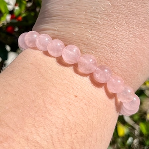 Rose Quartz Love Crystal Bracelet