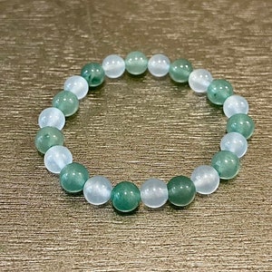 Green Aventurine and Blue Chalcedony Nurturing Bracelet