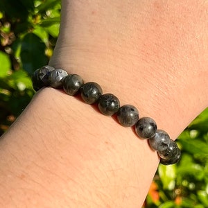Larvikite Inner Strength Natural Crystal Bracelet
